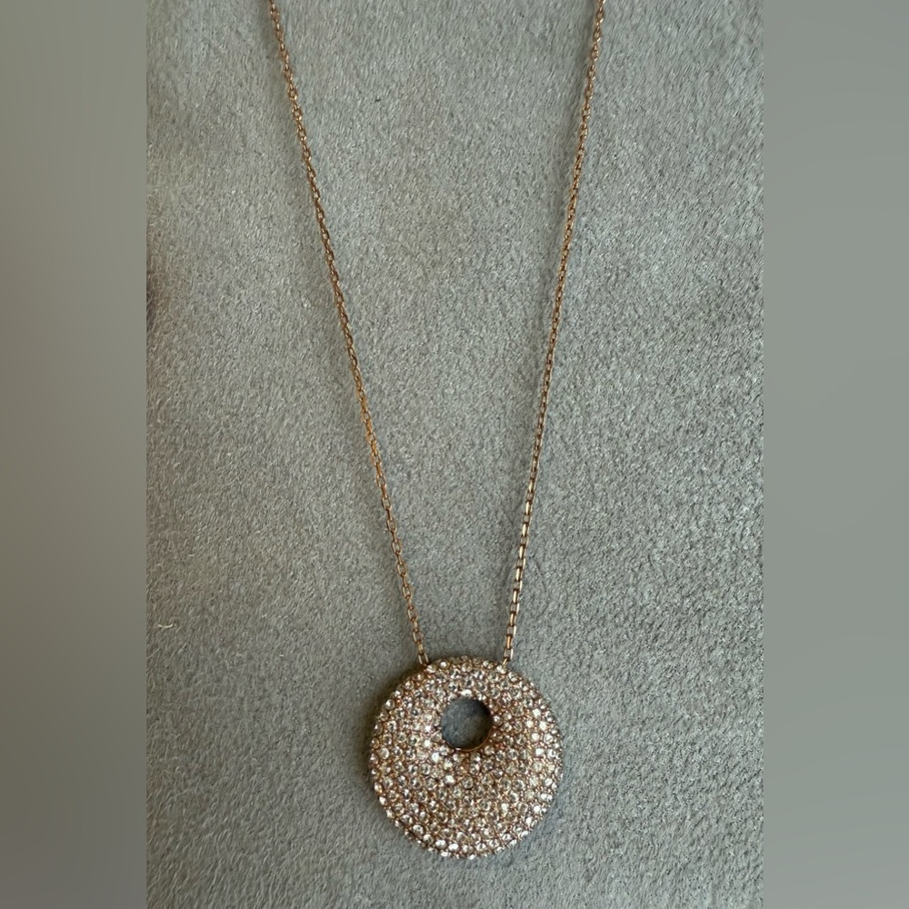 Swarovski Rose Gold Pendant Necklace